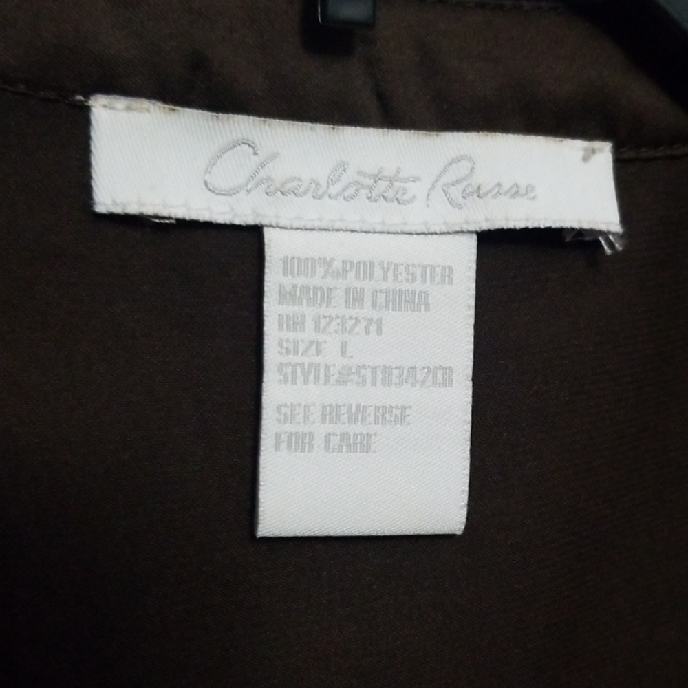 Womens Chocolate Brown Dress up shirt